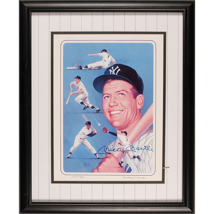 Lot #1709 Mickey Mantle