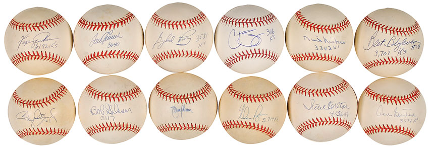 Lot #1368 Baseball: 3000 Strikeout Club