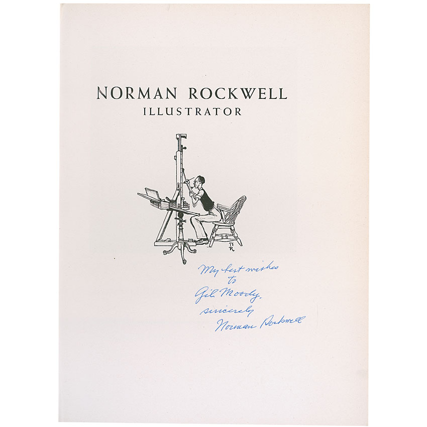 Lot #677 Norman Rockwell