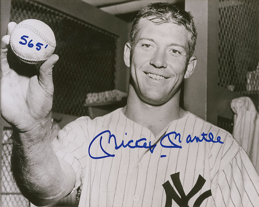 Lot #1616 Mickey Mantle