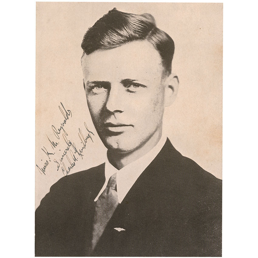 Lot #393 Charles Lindbergh
