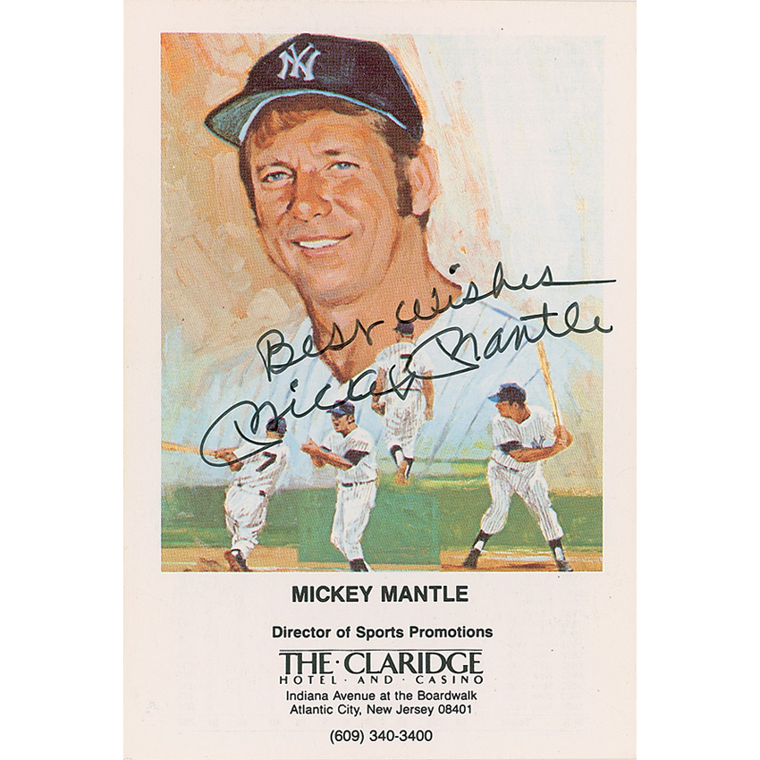 Lot #1619 Mickey Mantle
