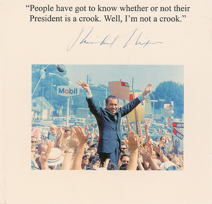 Lot #94 Richard Nixon