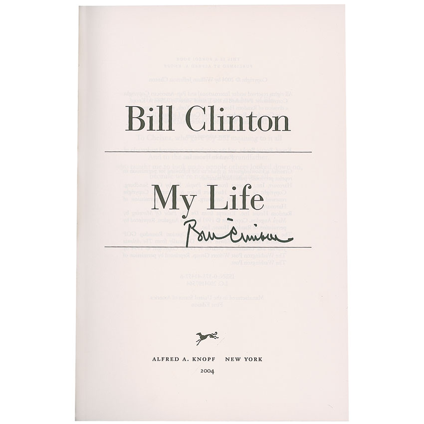 Lot #27 Bill Clinton