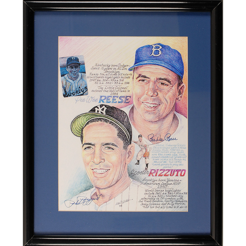 Lot #1560 Pee Wee Reese and Phil Rizzuto