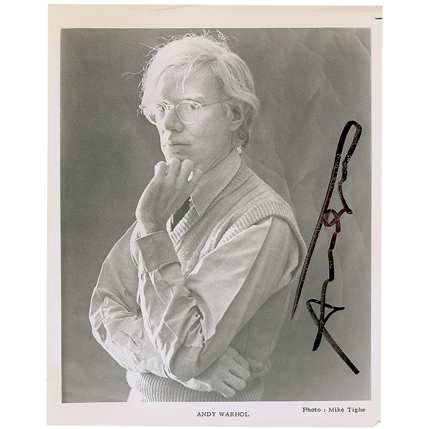 Lot #596 Andy Warhol