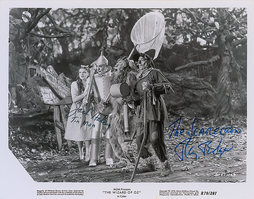 Lot #1427 Wizard of Oz: Bolger and Haley