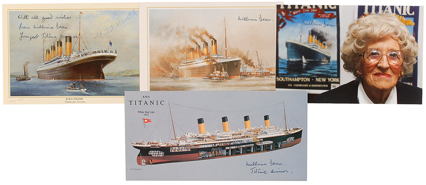 Lot #299 Titanic: Millvina Dean