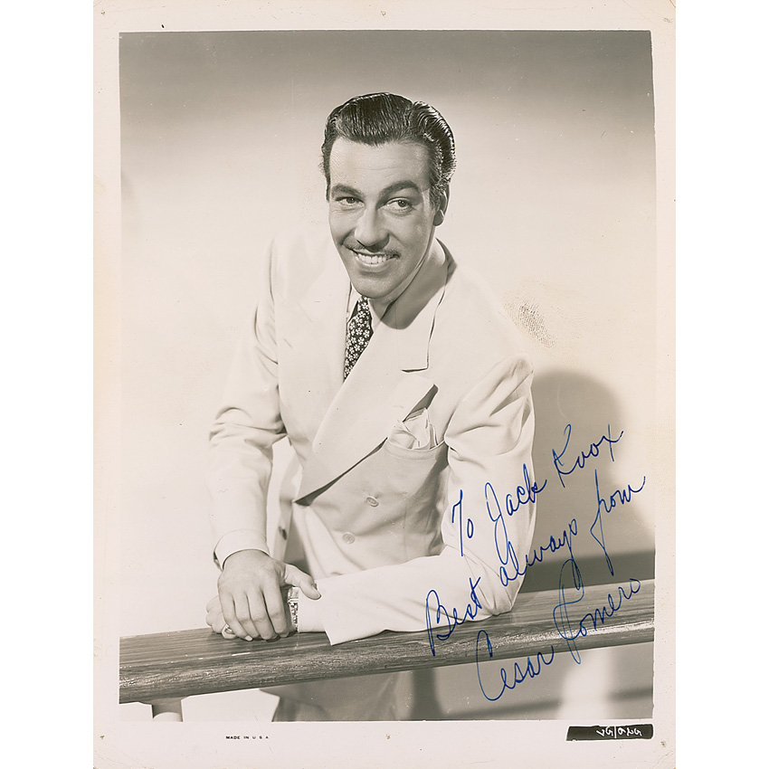 Lot #1392 Cesar Romero