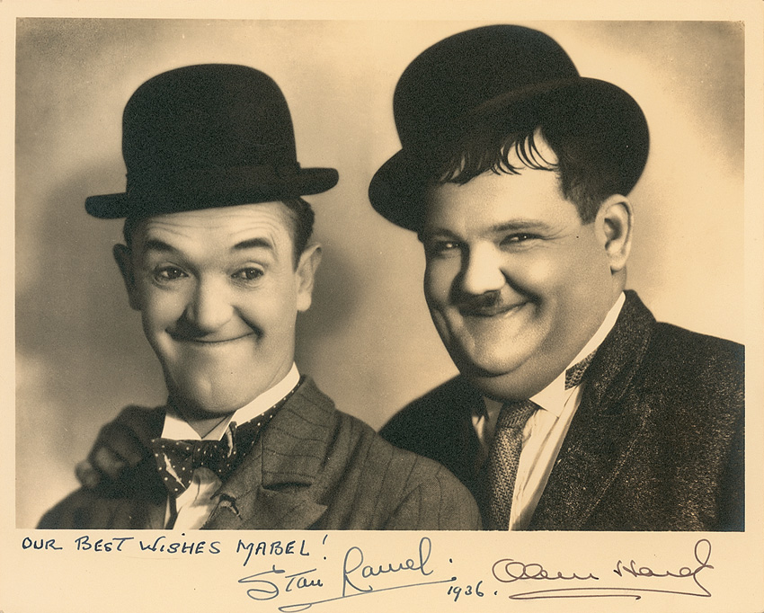 Lot #1051 Laurel and Hardy