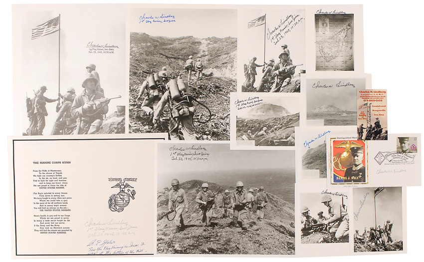 Lot #342 Iwo Jima: Charles Lindberg
