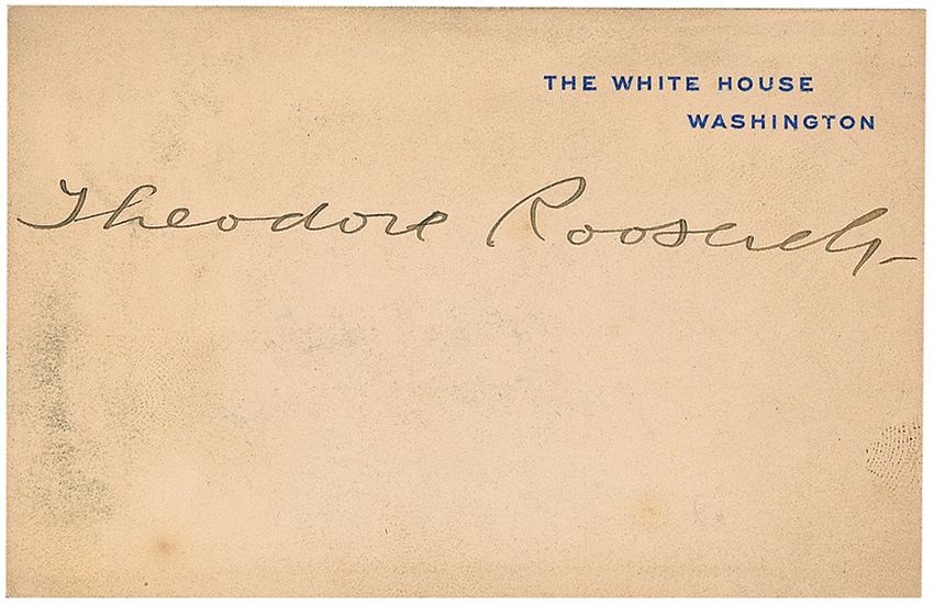 Lot #158 Theodore Roosevelt