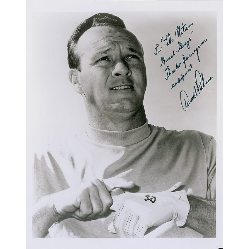 Lot #1593 Arnold Palmer and Jack Nicklaus