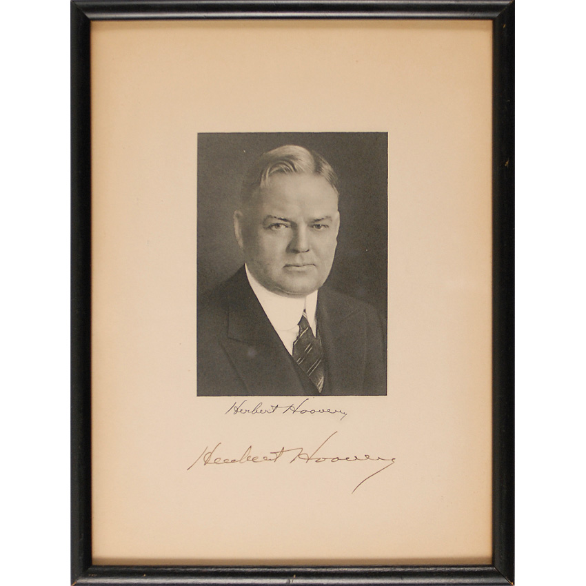 Lot #73 Herbert Hoover