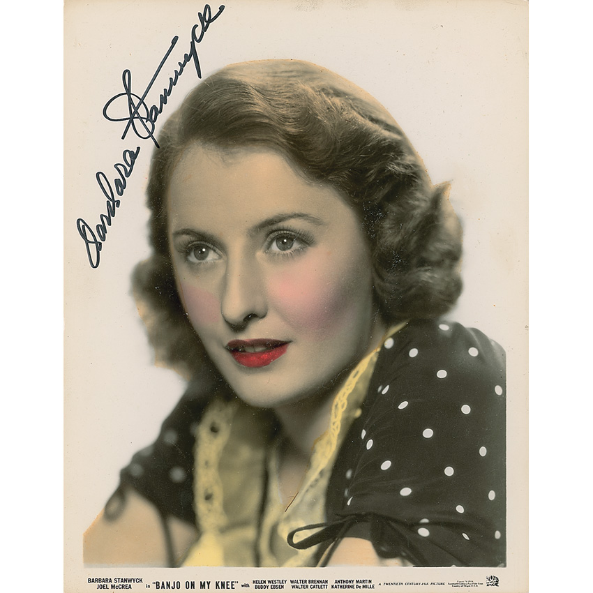 Lot #1406 Barbara Stanwyck