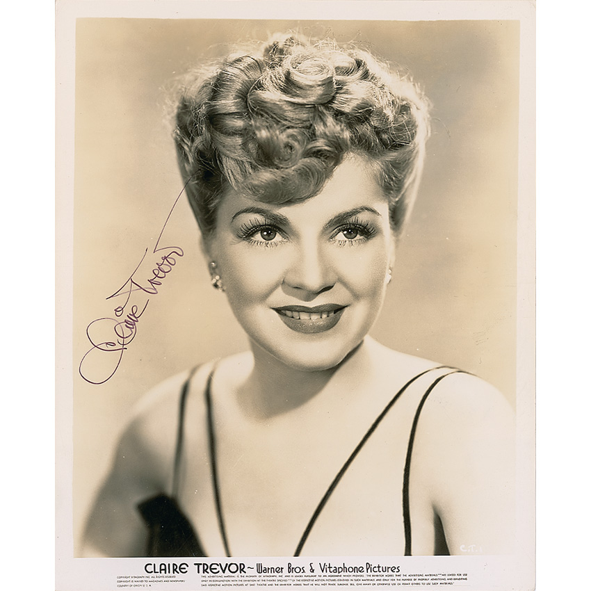 Lot #1418 Claire Trevor