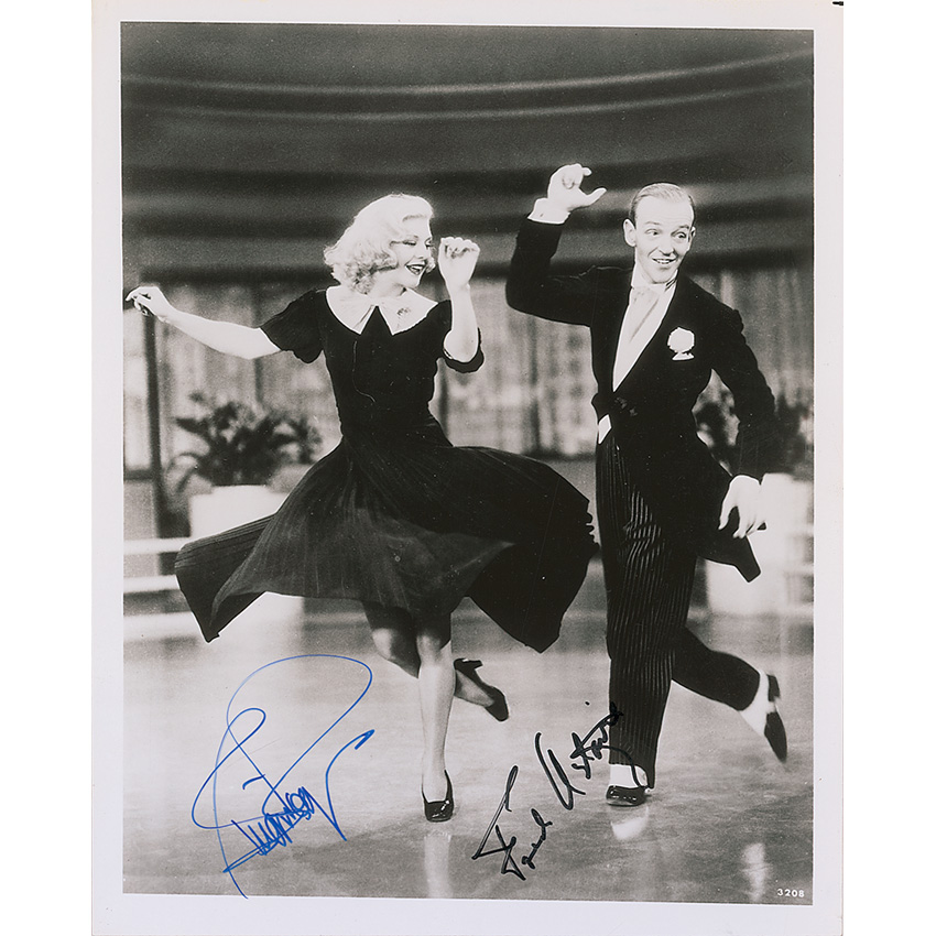 Lot #1182 Fred Astaire and Ginger Rogers