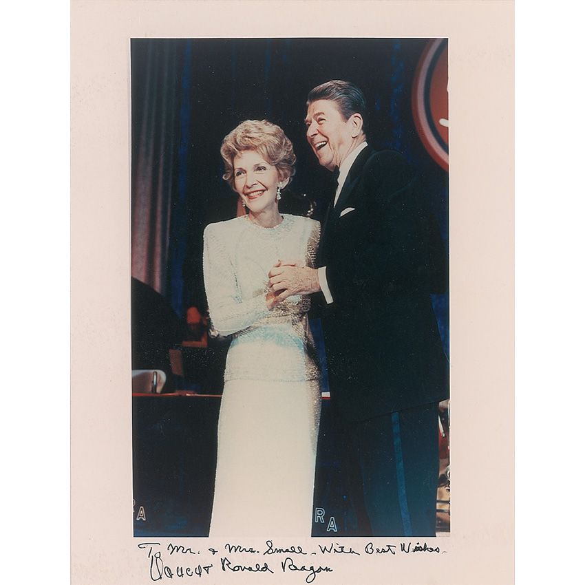 Lot #96 Ronald and Nancy Reagan