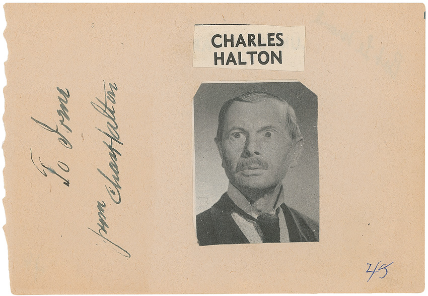 Lot #1020 Charles Halton