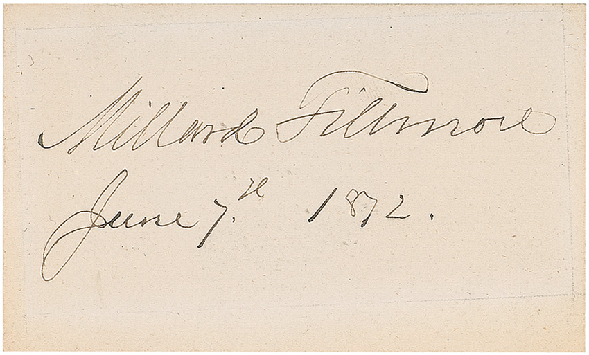 Lot #45 Millard Fillmore