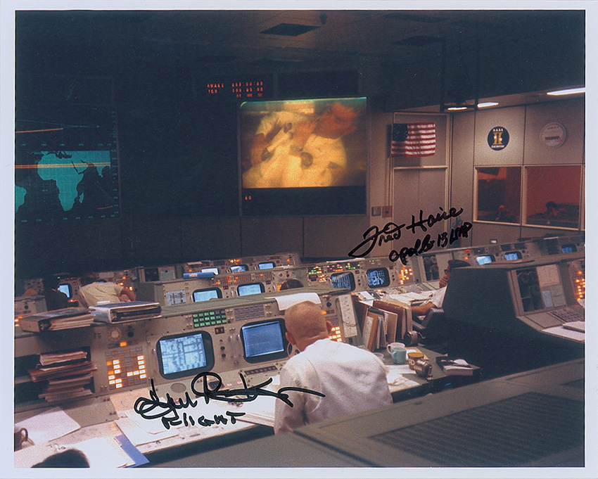 Lot #480 Fred Haise and Gene Kranz