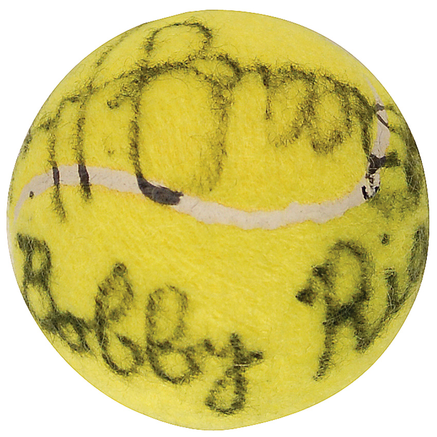 Lot #1587 Bobby Riggs and Billie Jean King