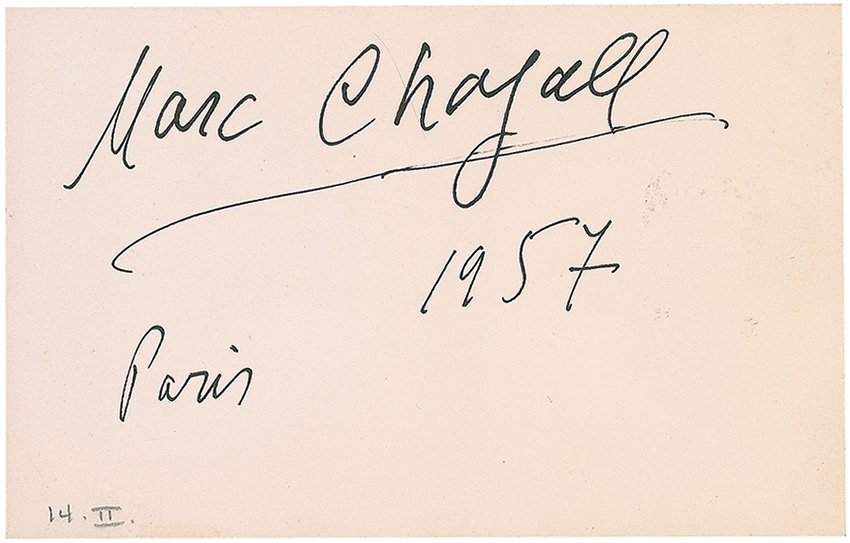 Lot #566 Marc Chagall