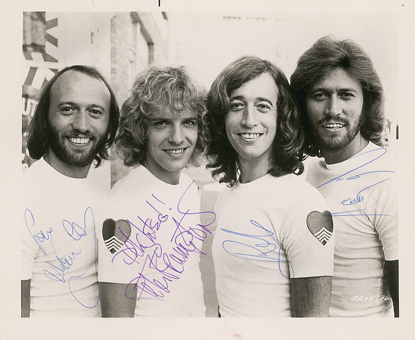 Lot #785 Bee Gees and Peter Frampton