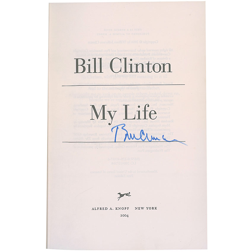 Lot #16 Bill Clinton