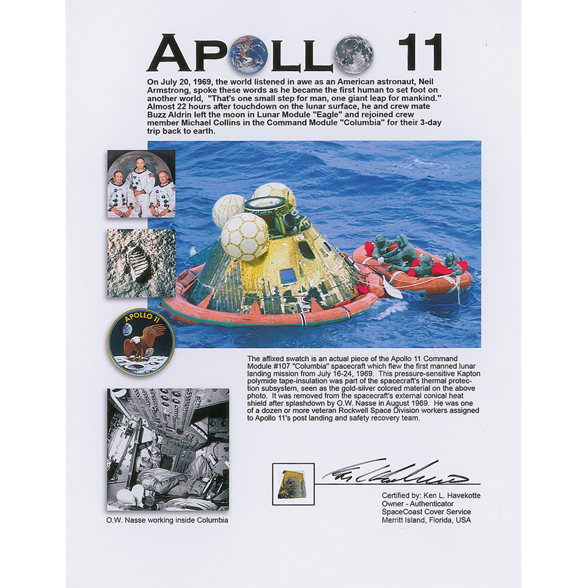 Lot #358 Apollo 11