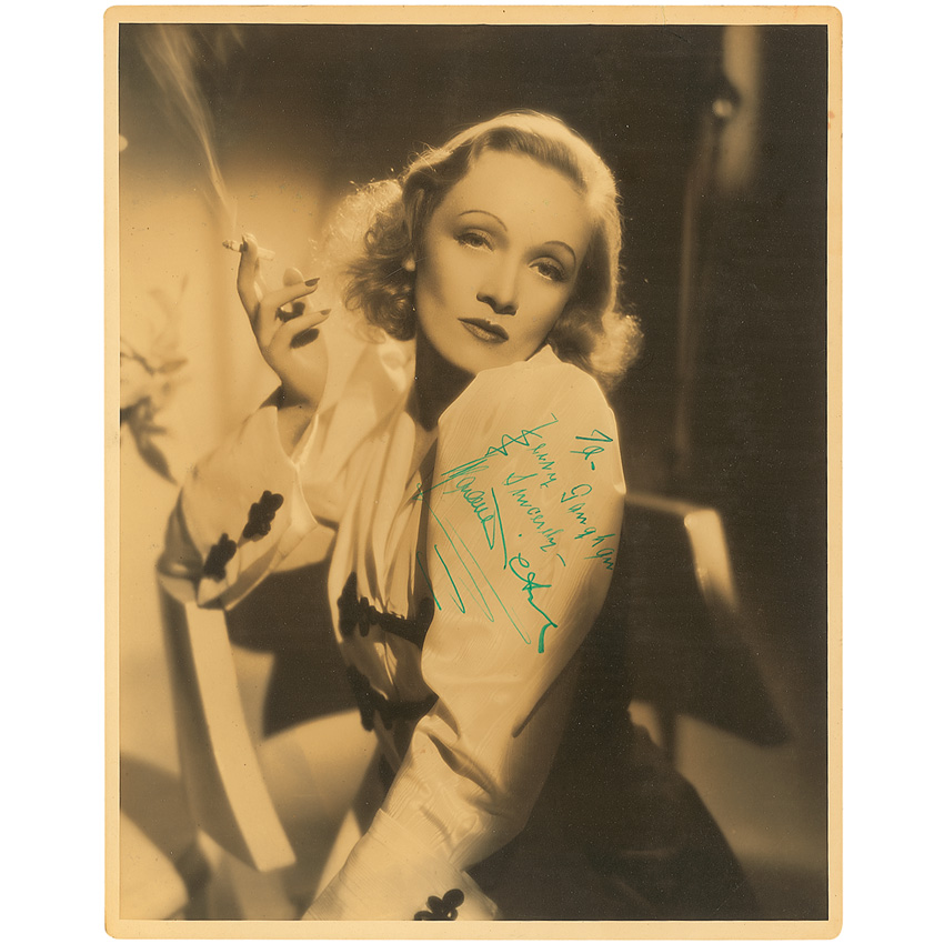 Lot #1174 Marlene Dietrich