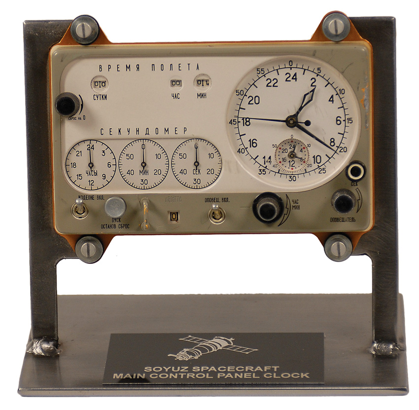 Lot #108 Soyuz Main Control Panel Clock