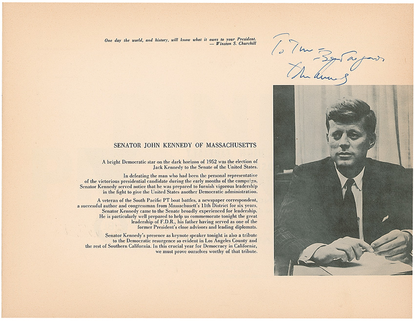 Lot #80 John F. Kennedy