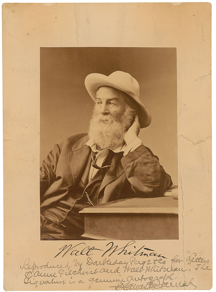 Lot #966 Walt Whitman