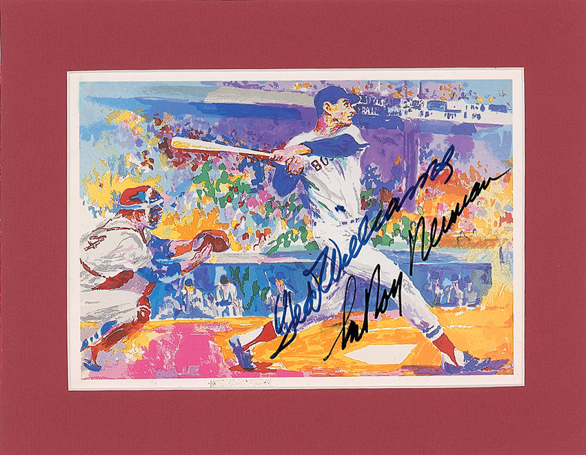 Lot #1577 Ted Williams and LeRoy Neiman