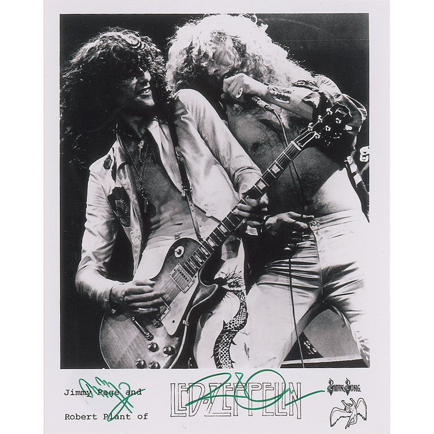 Lot #919 Led Zeppelin: Plant and Page