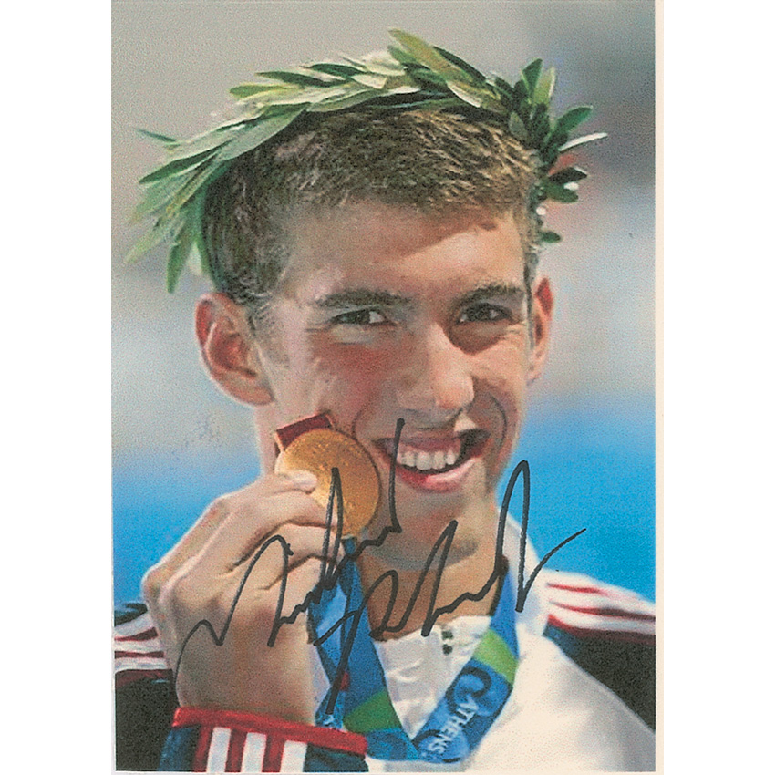 Lot #1550 Michael Phelps