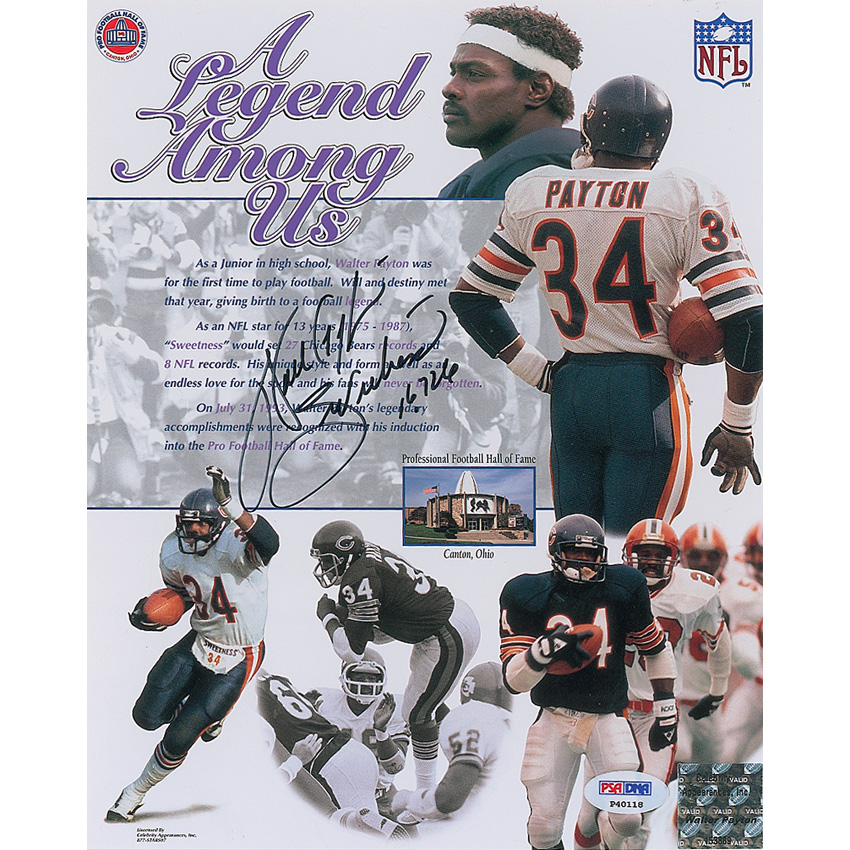 Lot #1547 Walter Payton