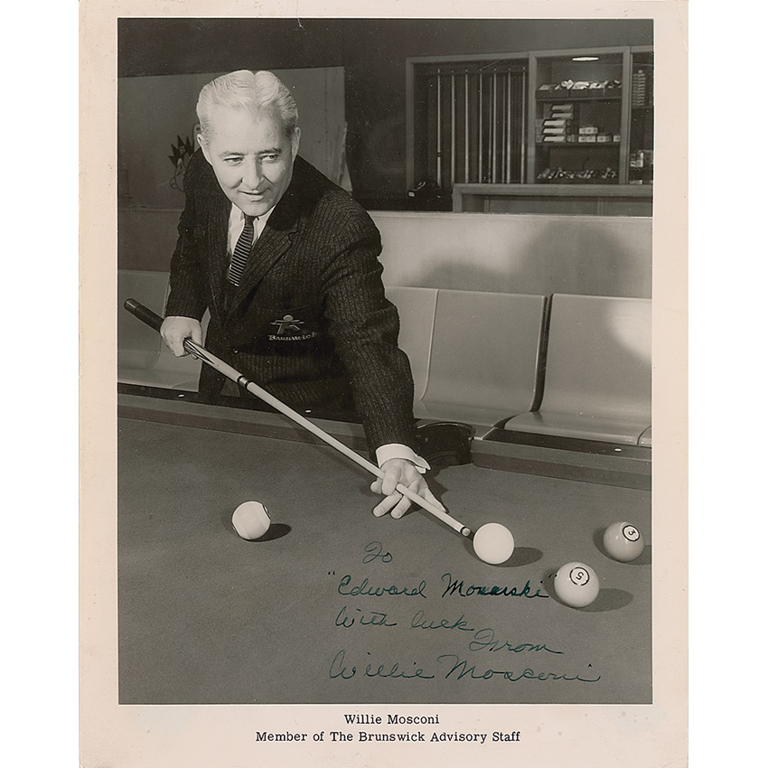 Lot #1531 Willie Mosconi