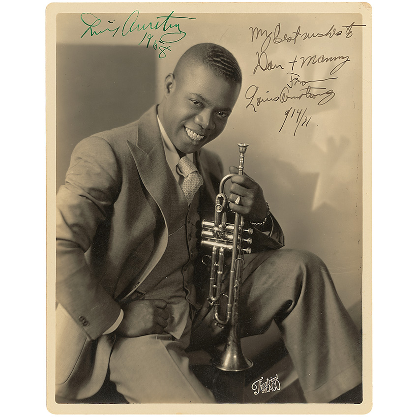 Lot #843 Louis Armstrong