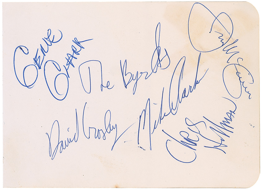Lot #847 The Byrds