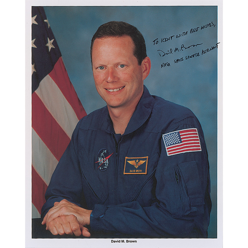 Lot #684 STS-107: David Brown