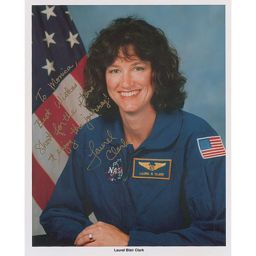 Lot #687 STS-107: Laurel Clark
