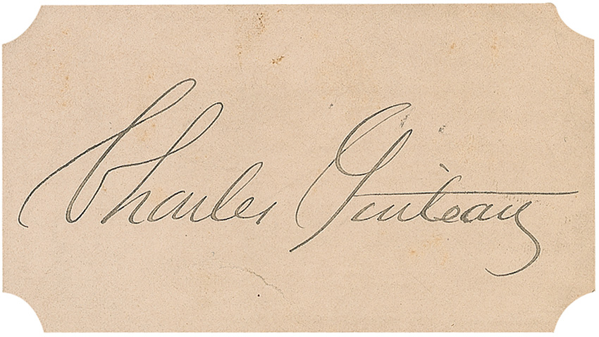 Lot #250 Charles Guiteau