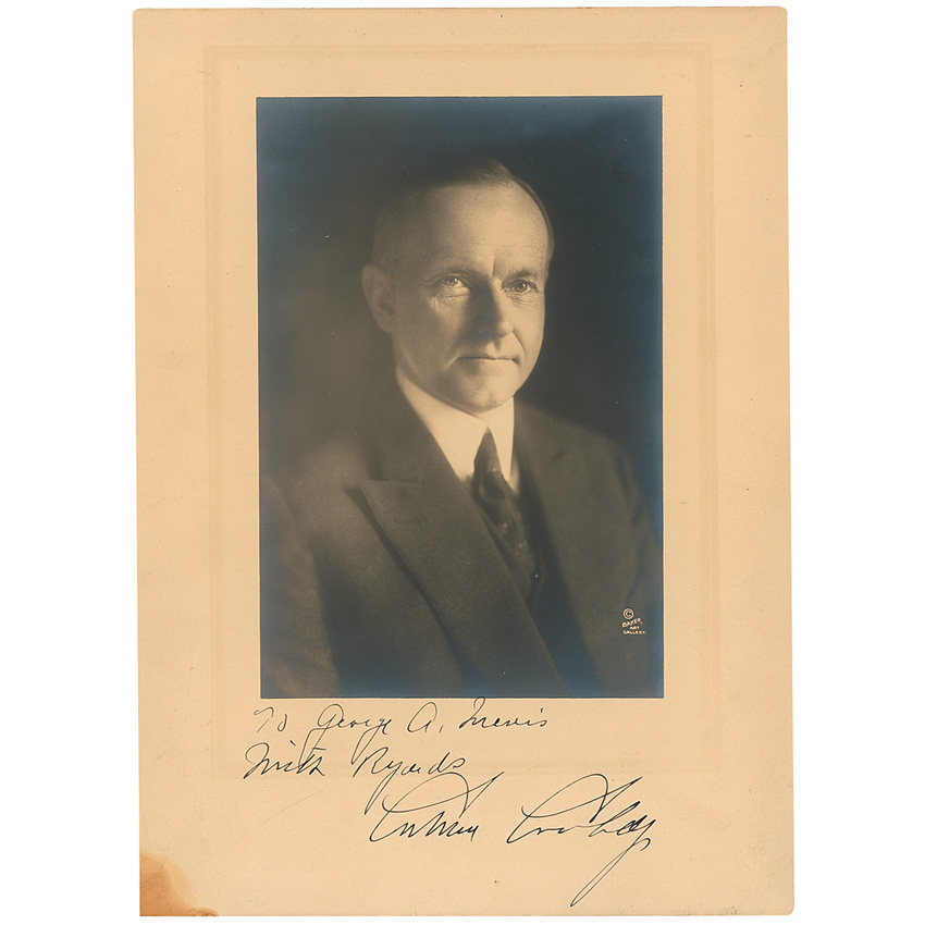 Lot #33 Calvin Coolidge