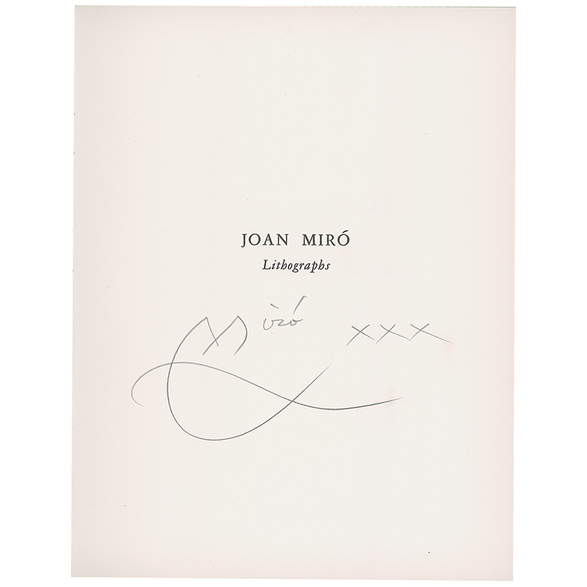 Lot #675 Joan Miro