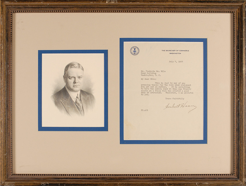 Lot #68 Herbert Hoover