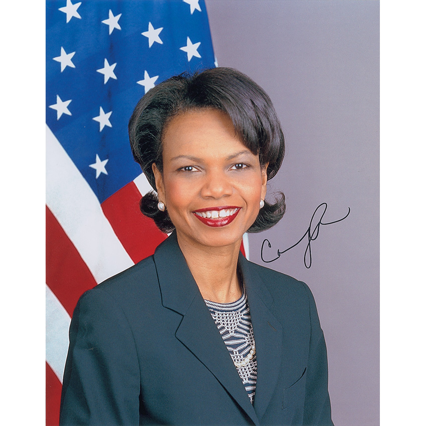 Lot #339 Condoleezza Rice