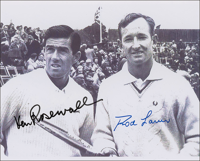 Lot #1554 Ken Rosewall and Rod Laver