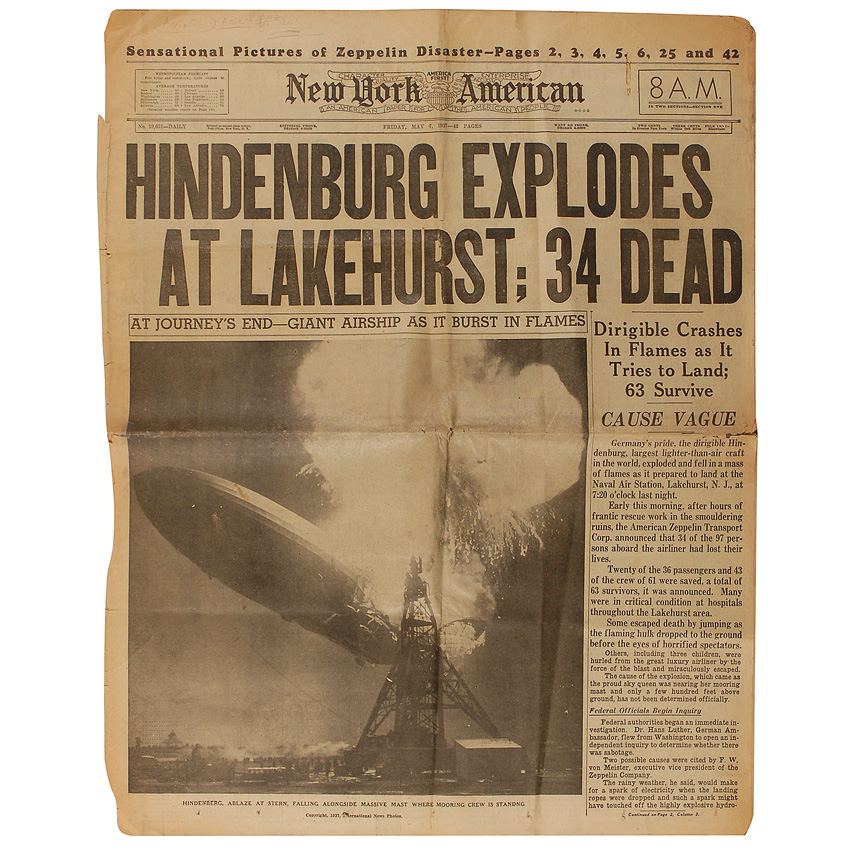 Lot #60 Hindenburg